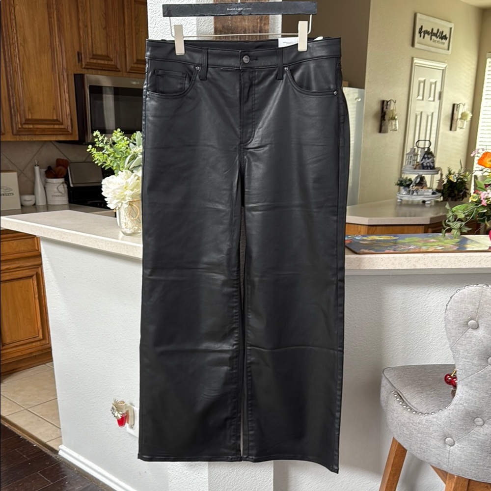 Chico’s High Rise Wide Leg Coated Denim - Picture 5 of 12